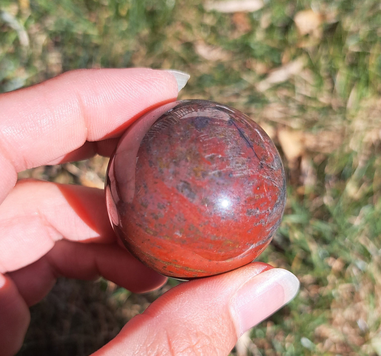 Ocean Jasper Sphere - Gemstone Sphere, Metaphysical Crystal, Crystal Collection