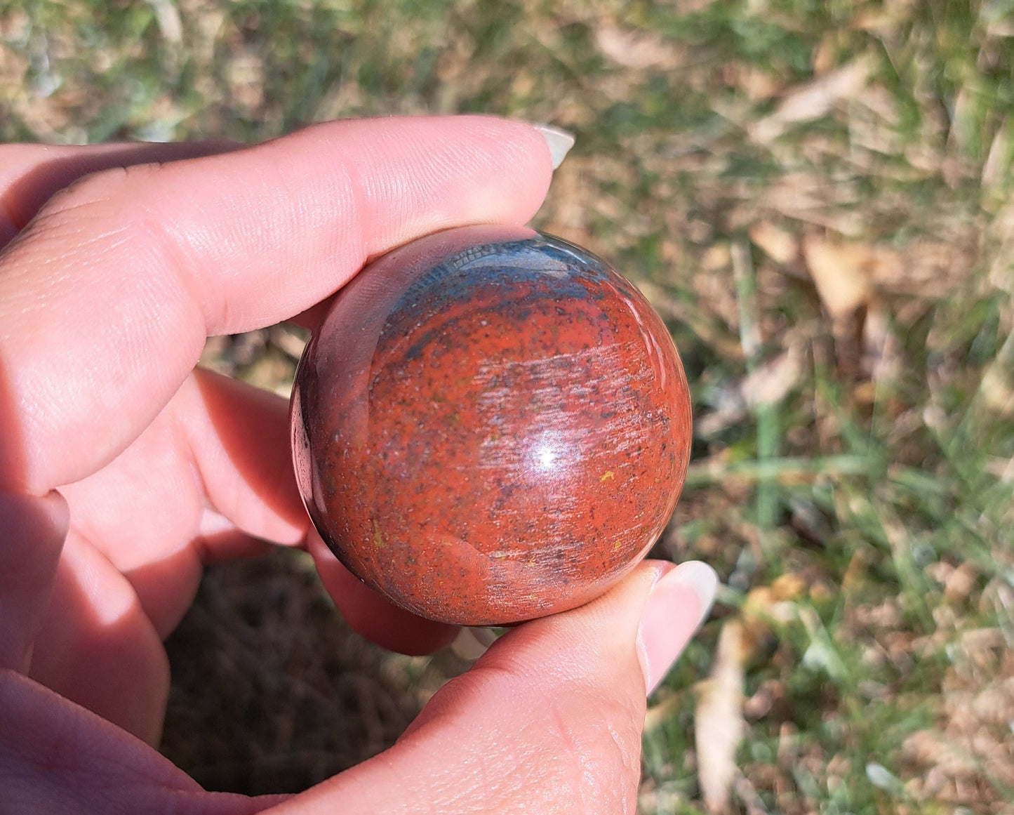 Ocean Jasper Sphere - Gemstone Sphere, Metaphysical Crystal, Crystal Collection