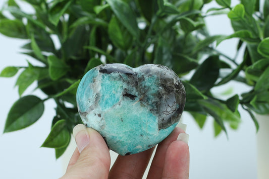 Amazonite Heart