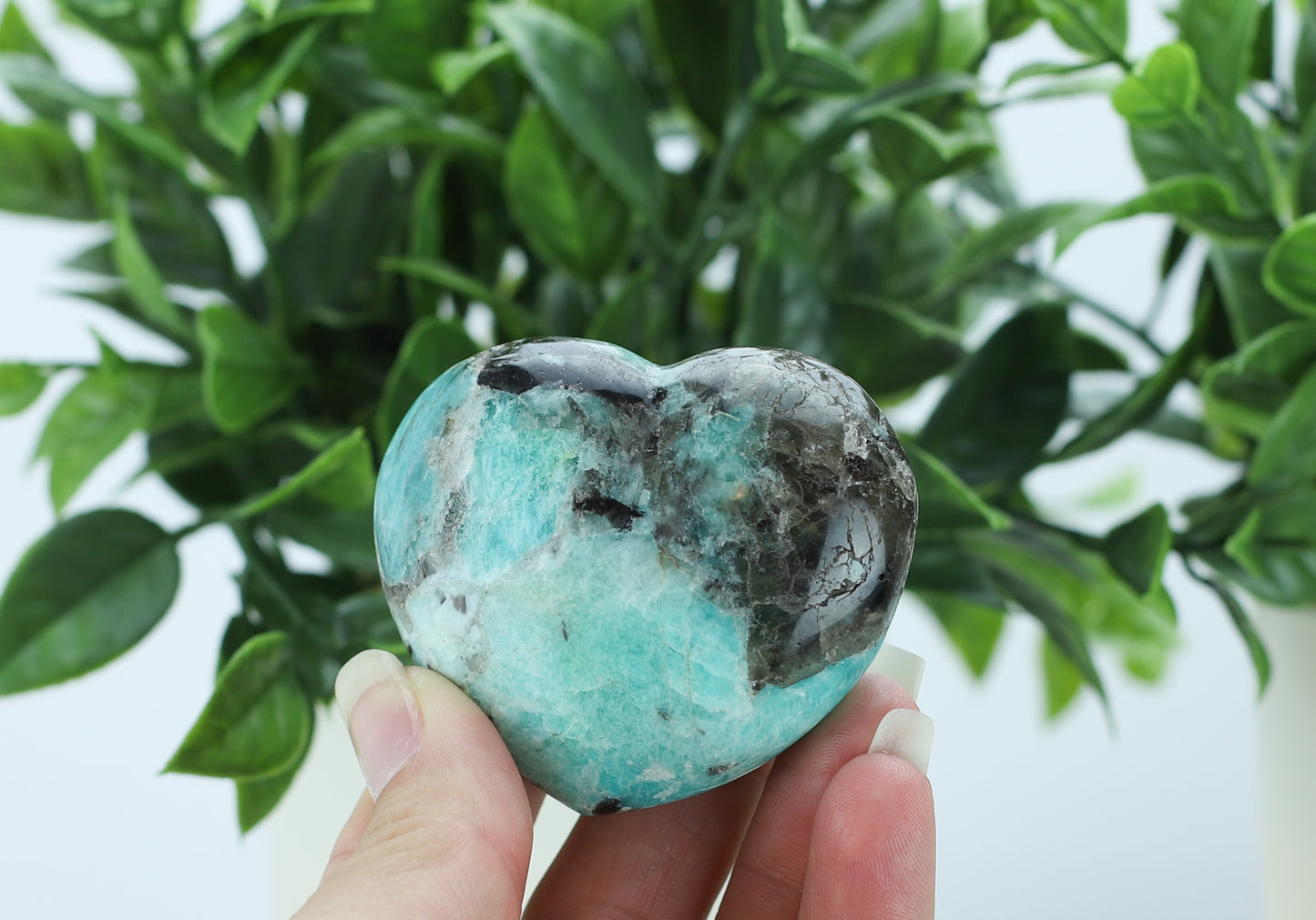 Amazonite Heart