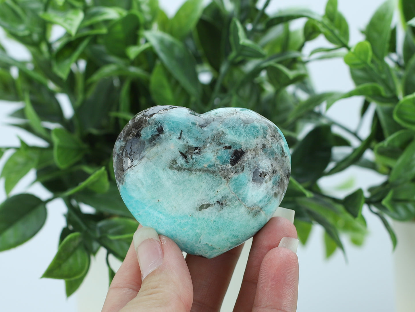 Amazonite Heart