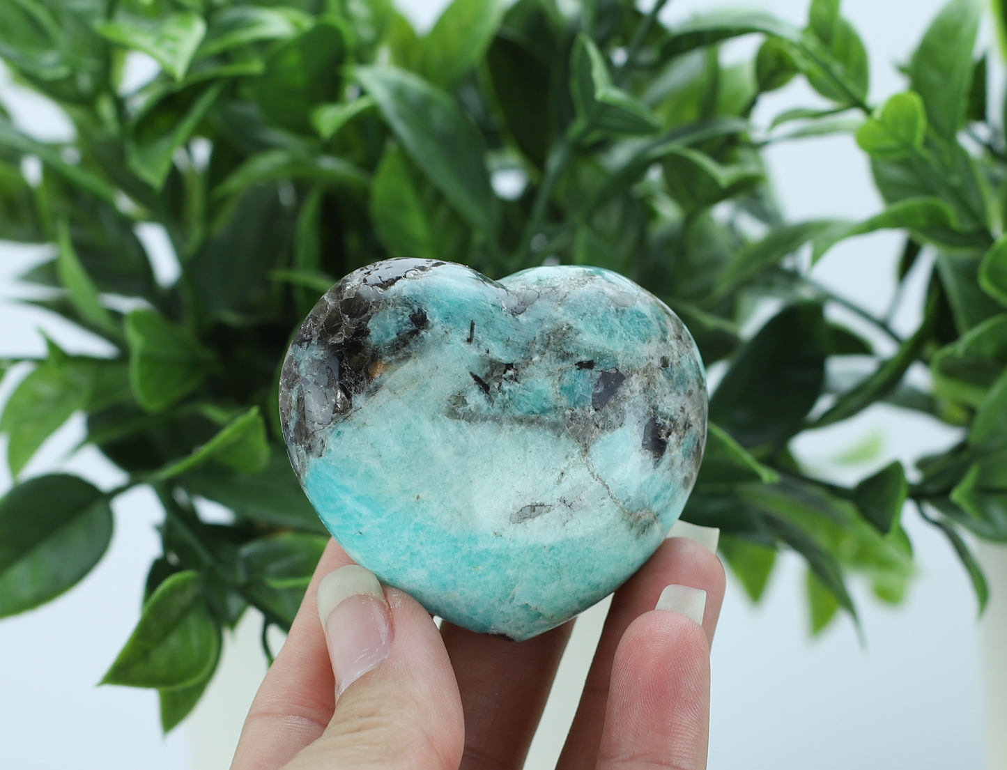 Amazonite Heart