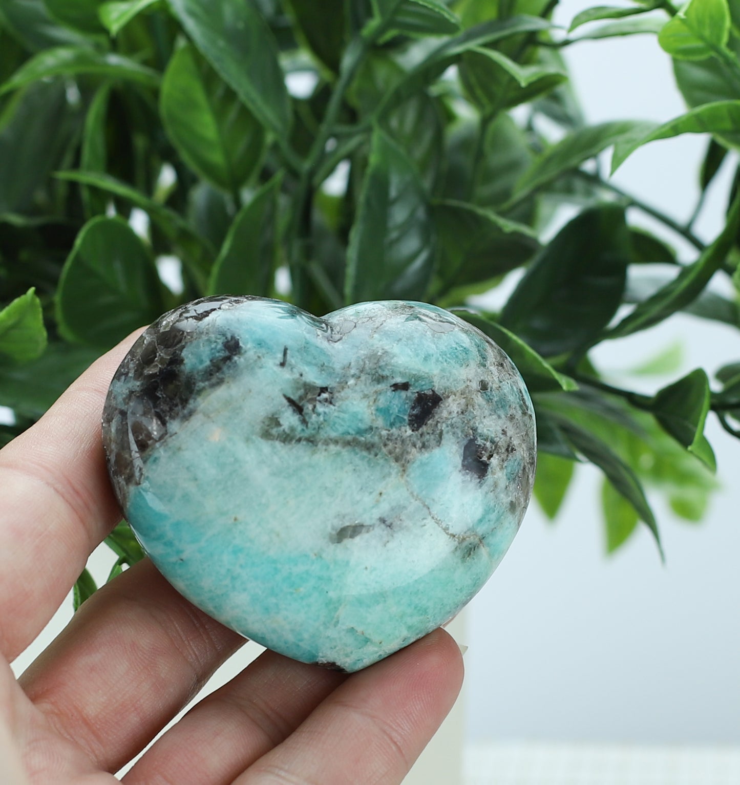 Amazonite Heart