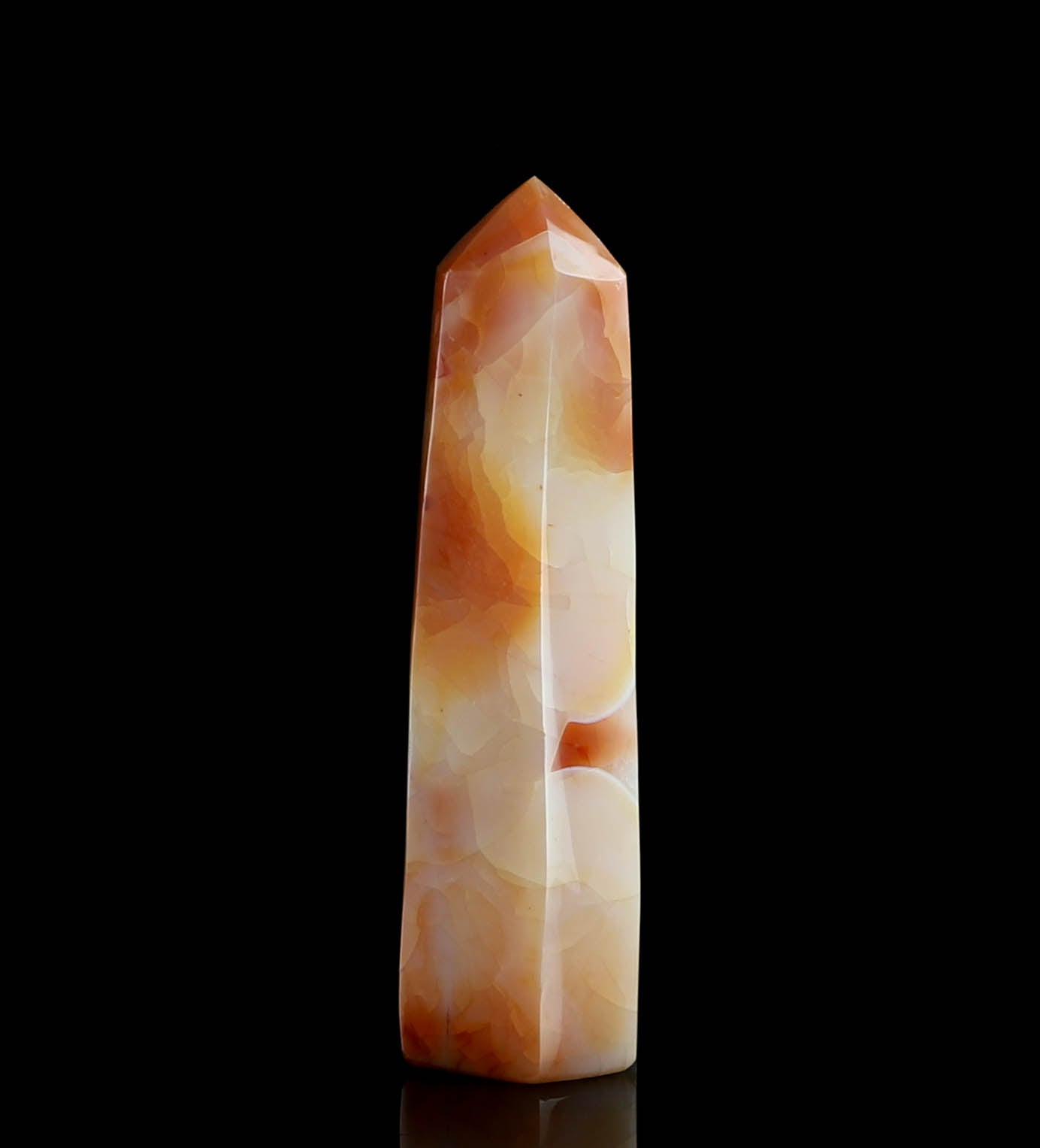Carnelian Crystal Tower: Decorate your Space with the Vibrant Energy of Carnelian