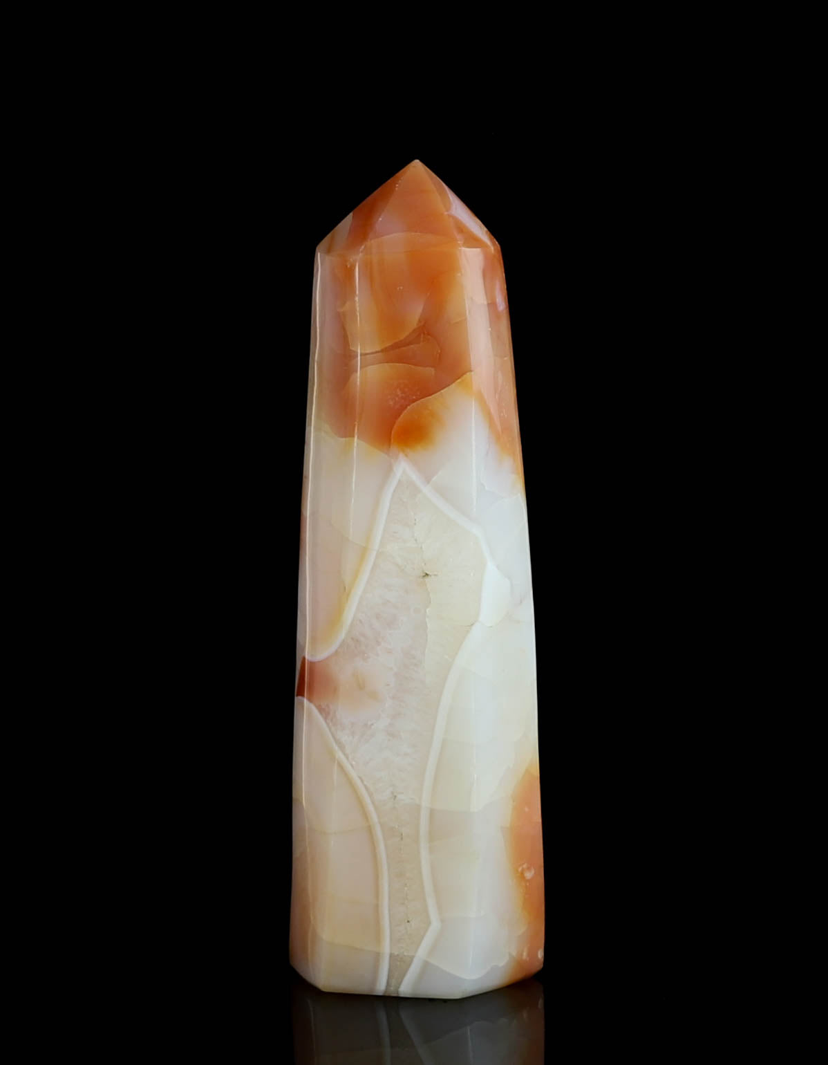 Carnelian Crystal Tower: Decorate your Space with the Vibrant Energy of Carnelian