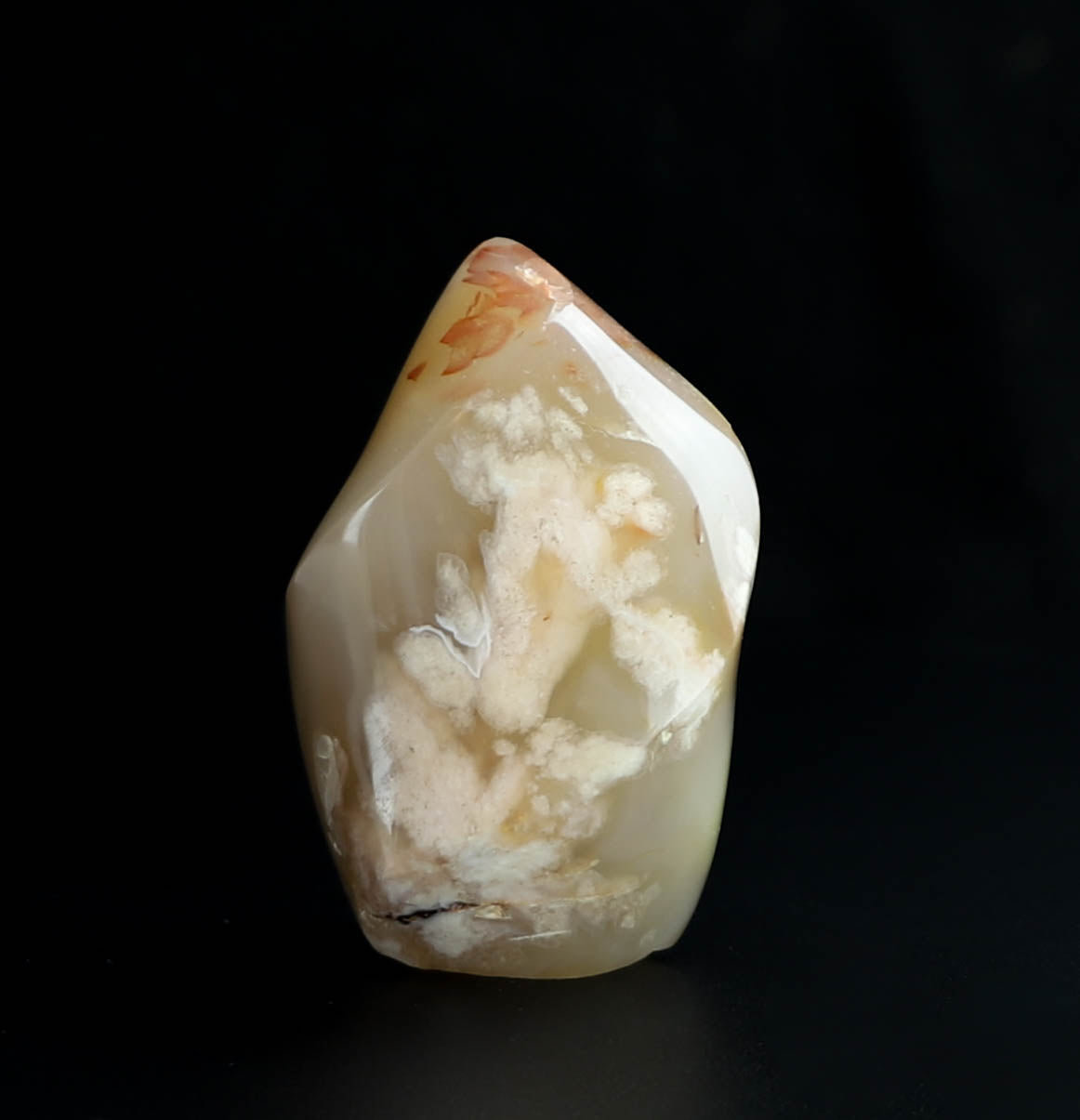 Flower Agate Crystal Flame