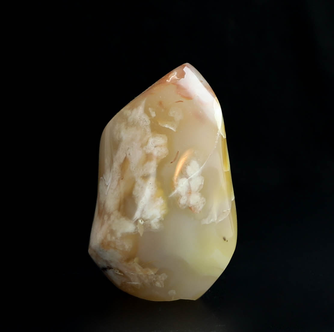 Flower Agate Crystal Flame