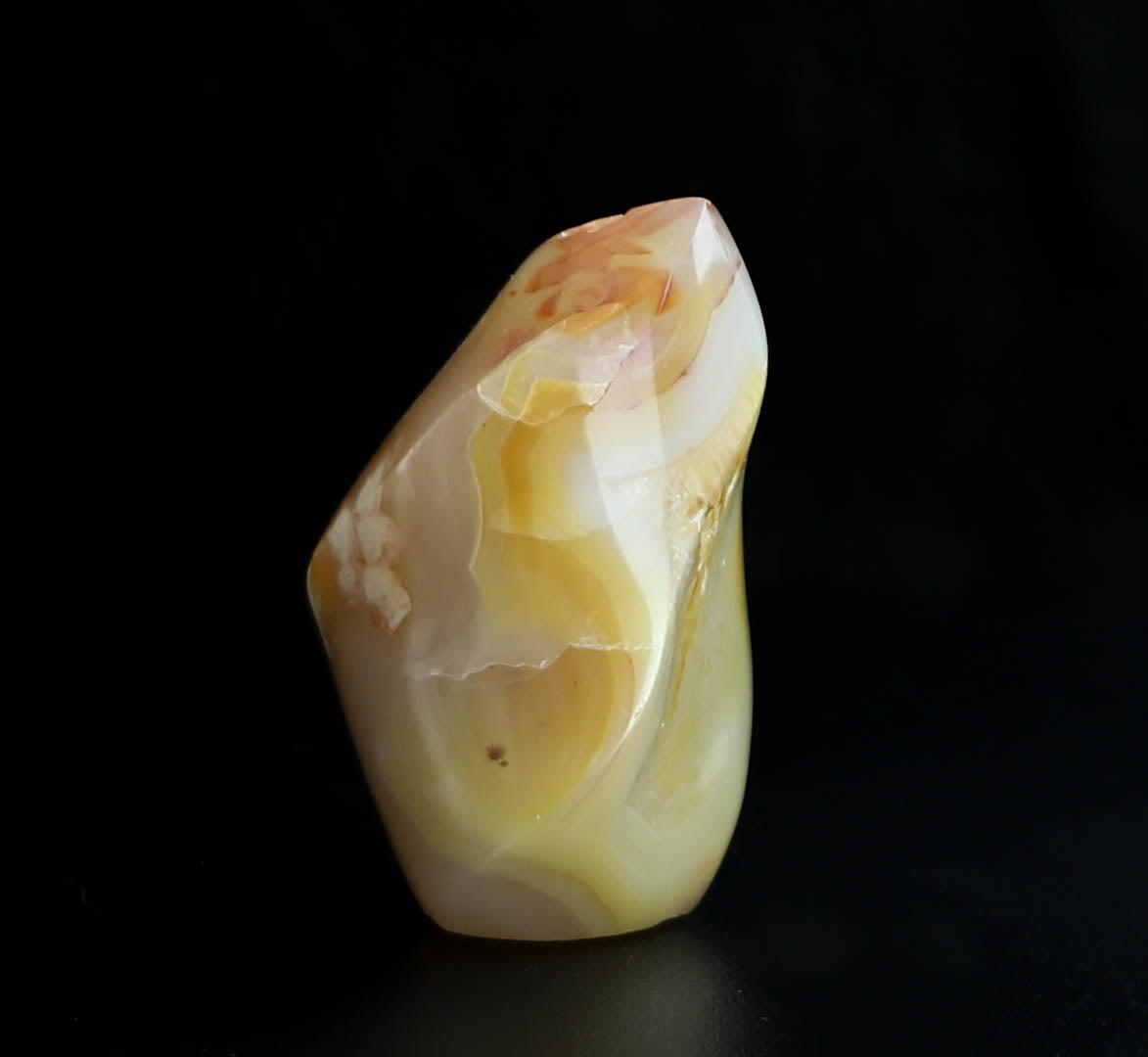 Flower Agate Crystal Flame