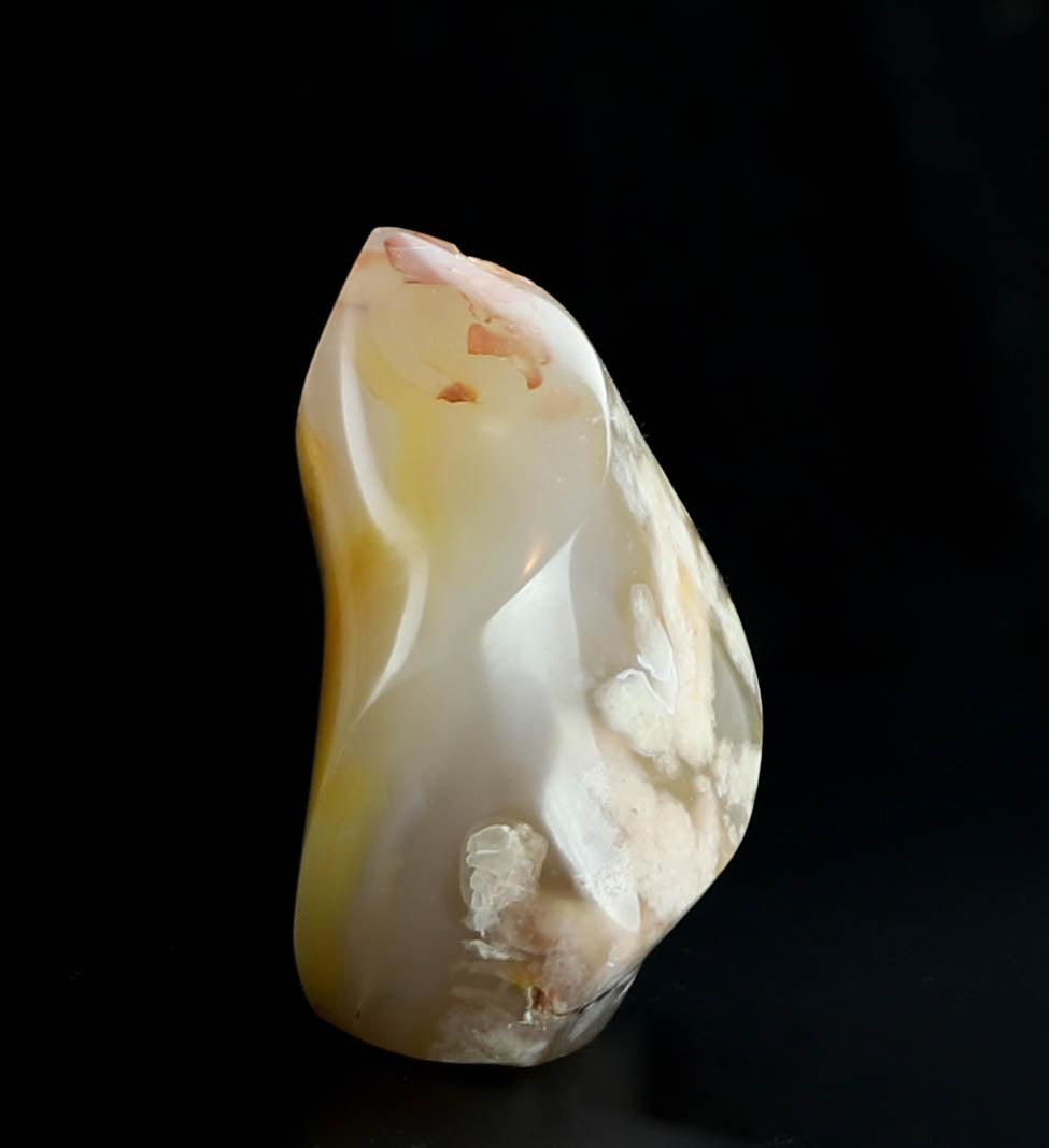 Flower Agate Crystal Flame