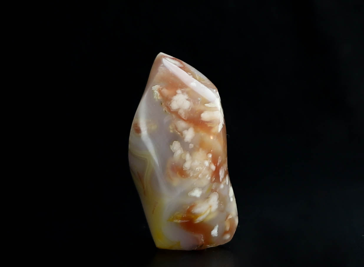 Flower Agate Crystal Flame