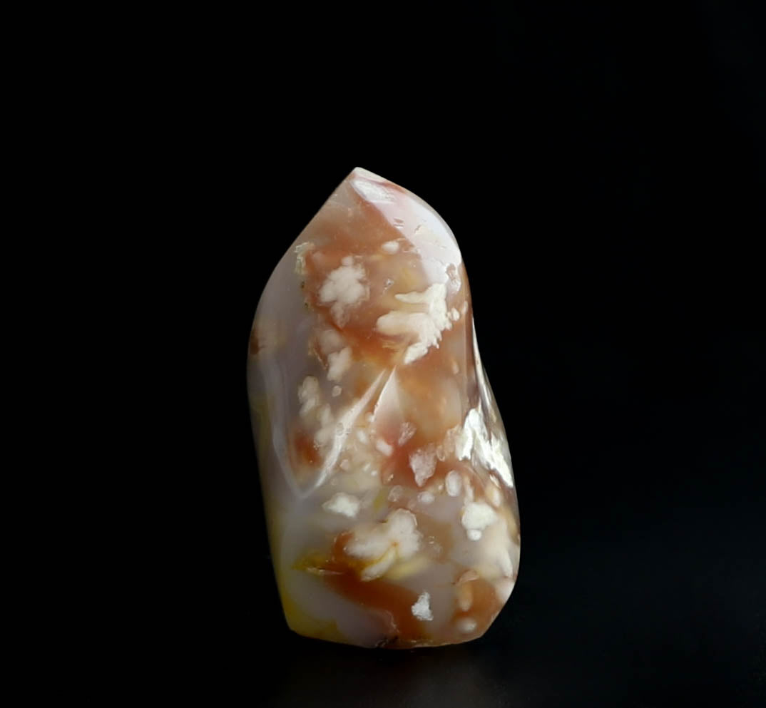 Flower Agate Crystal Flame