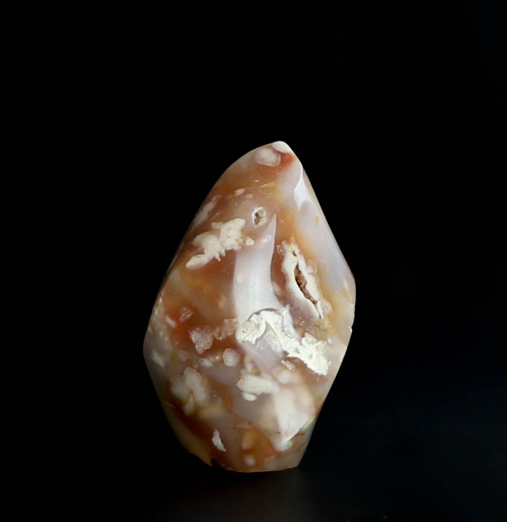 Flower Agate Crystal Flame