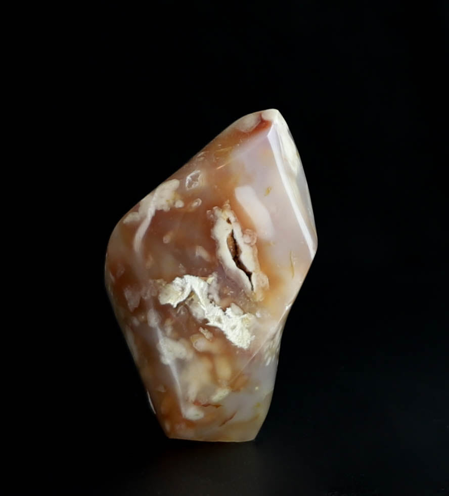 Flower Agate Crystal Flame