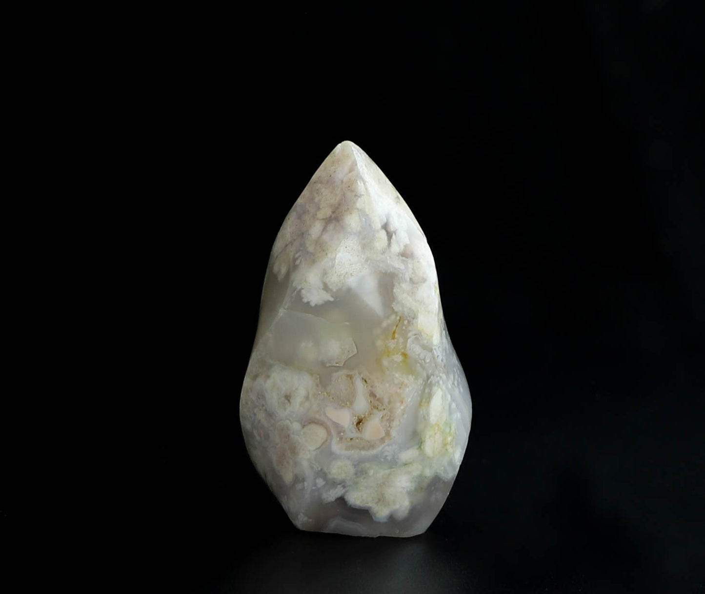 Flower Agate Crystal Flame