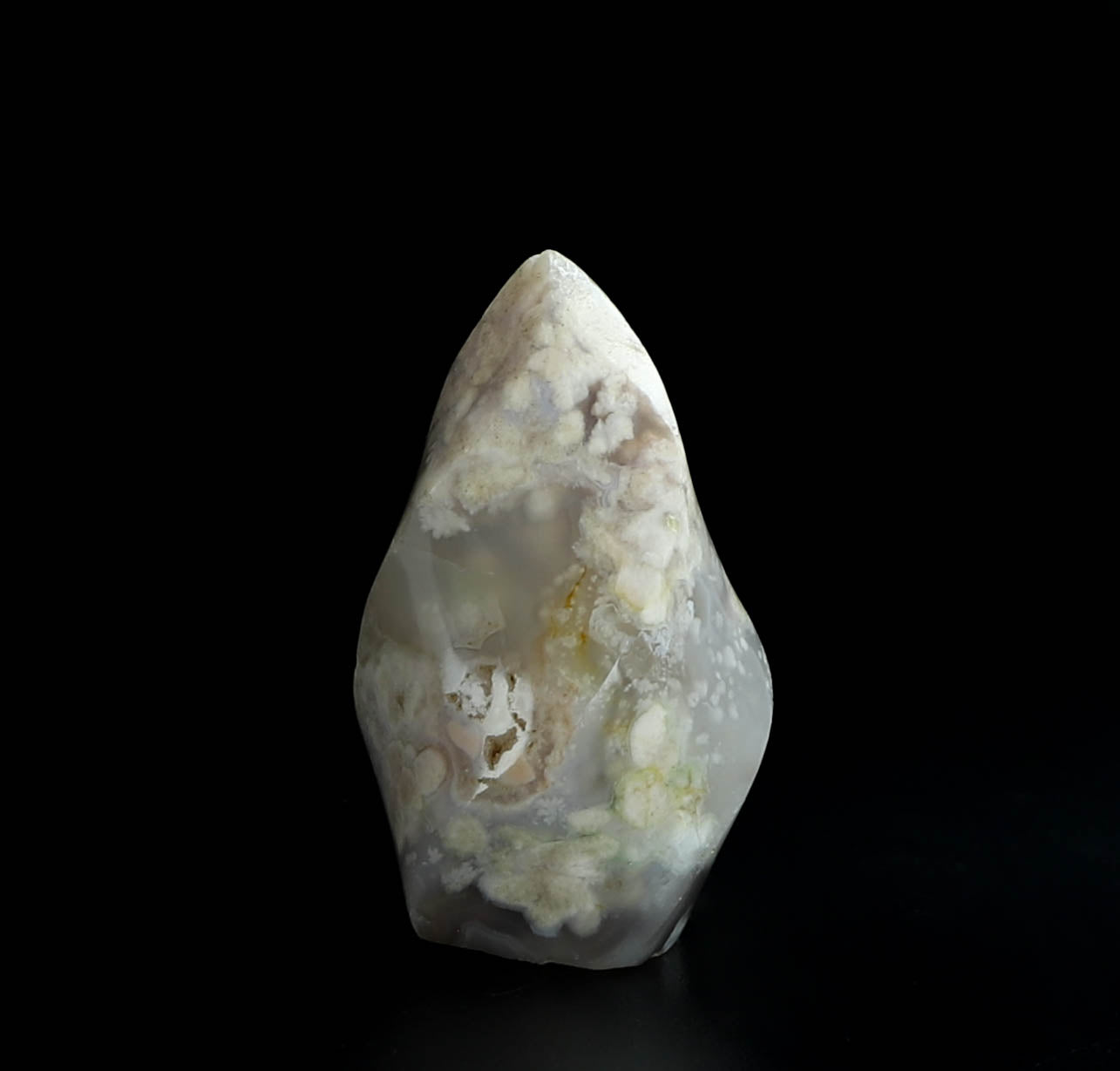 Flower Agate Crystal Flame