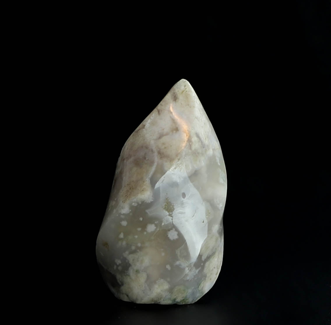 Flower Agate Crystal Flame