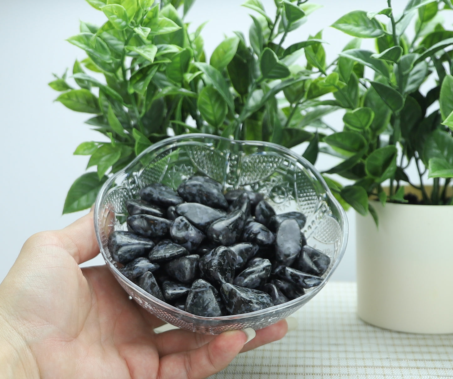 Indigo Gabbro Crystal Tumble