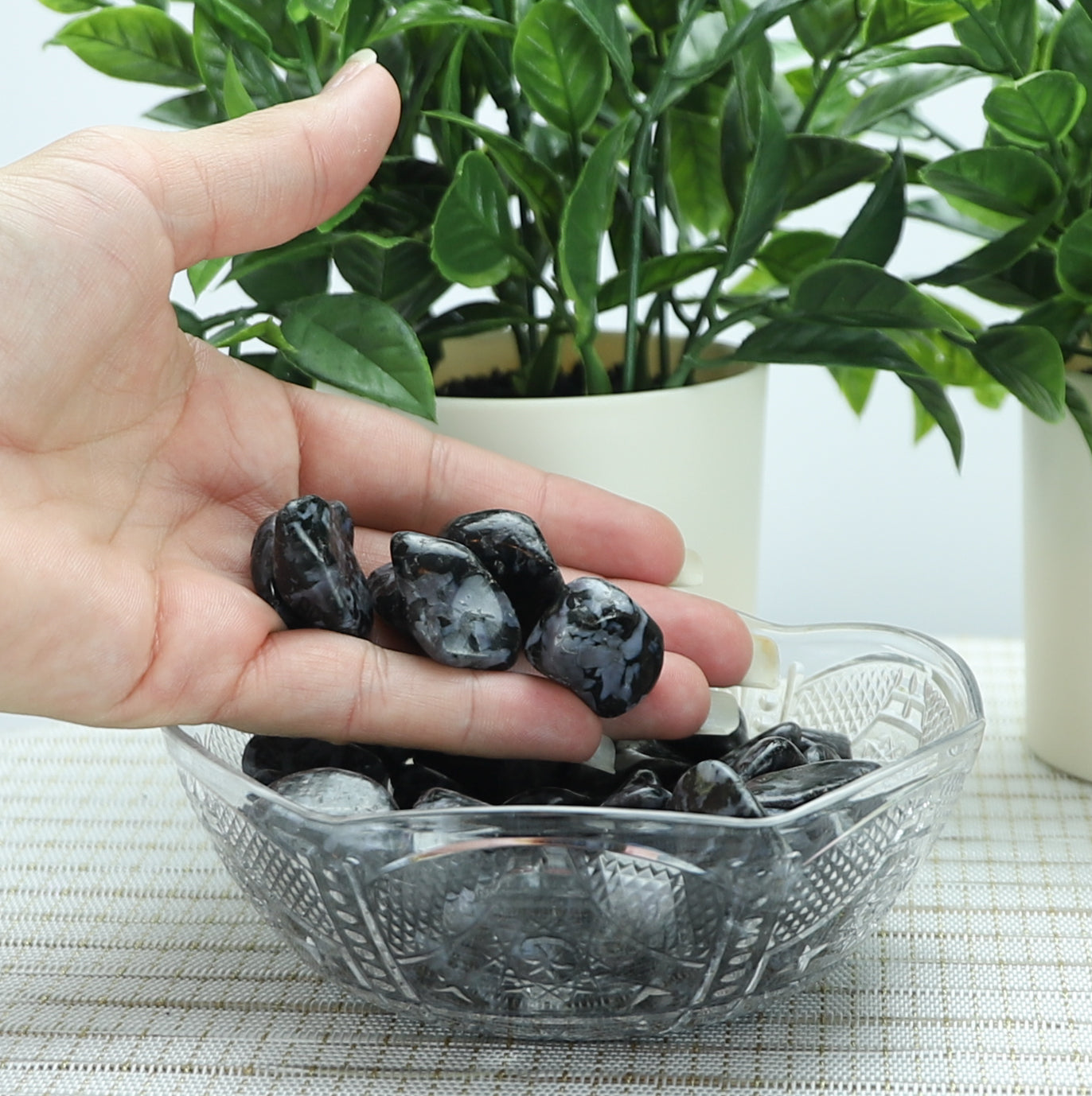 Indigo Gabbro Crystal Tumble