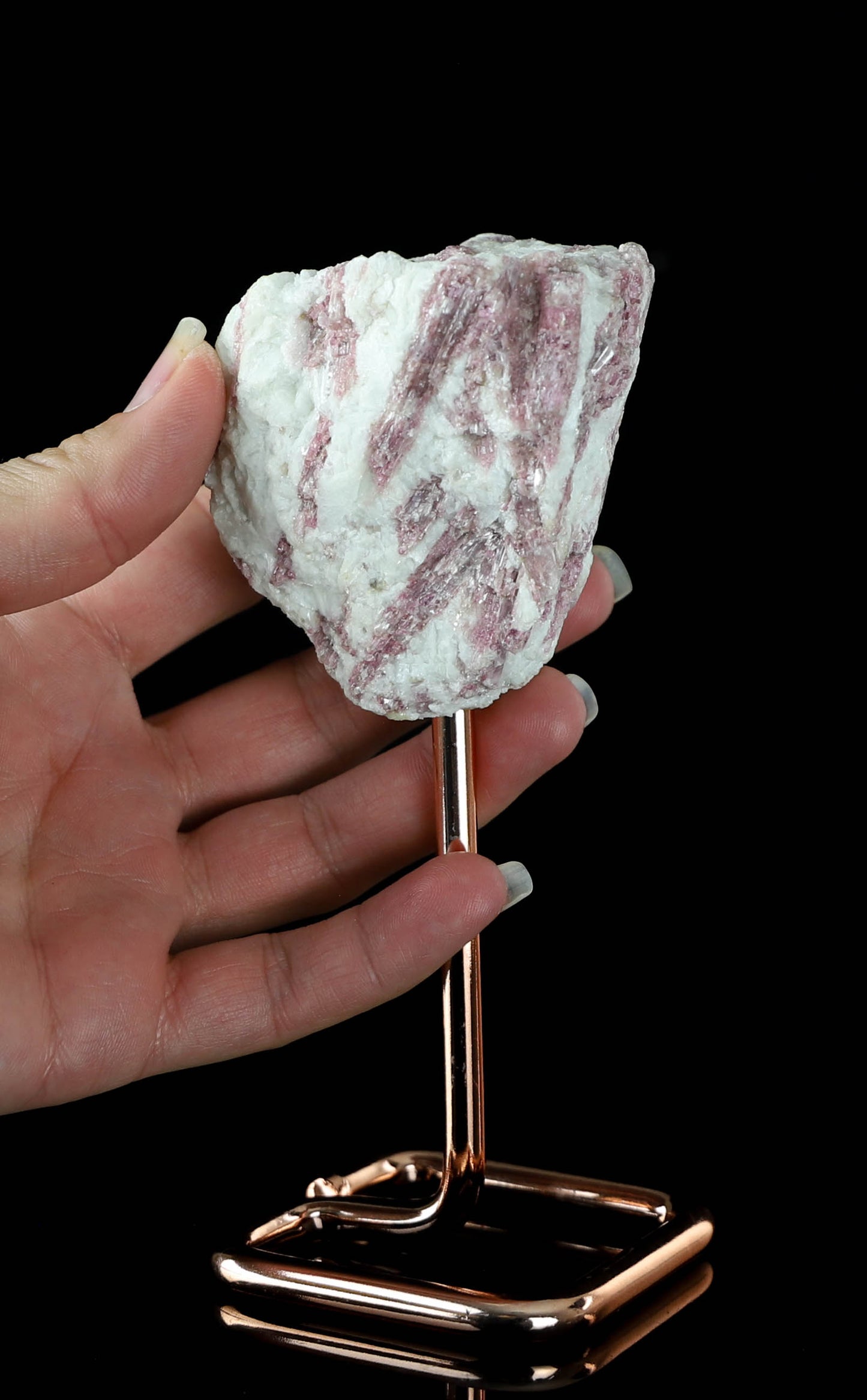 Pink Tourmaline Crystal- Healing Crystal, Home Décor, Crystal Collection
