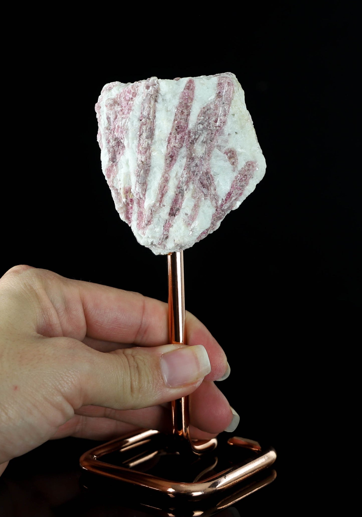 Pink Tourmaline Crystal- Healing Crystal, Home Décor, Crystal Collection