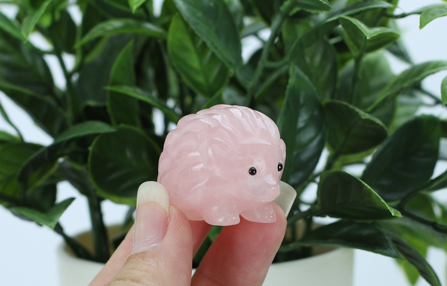 Rose Quartz Hedgehog Crystal
