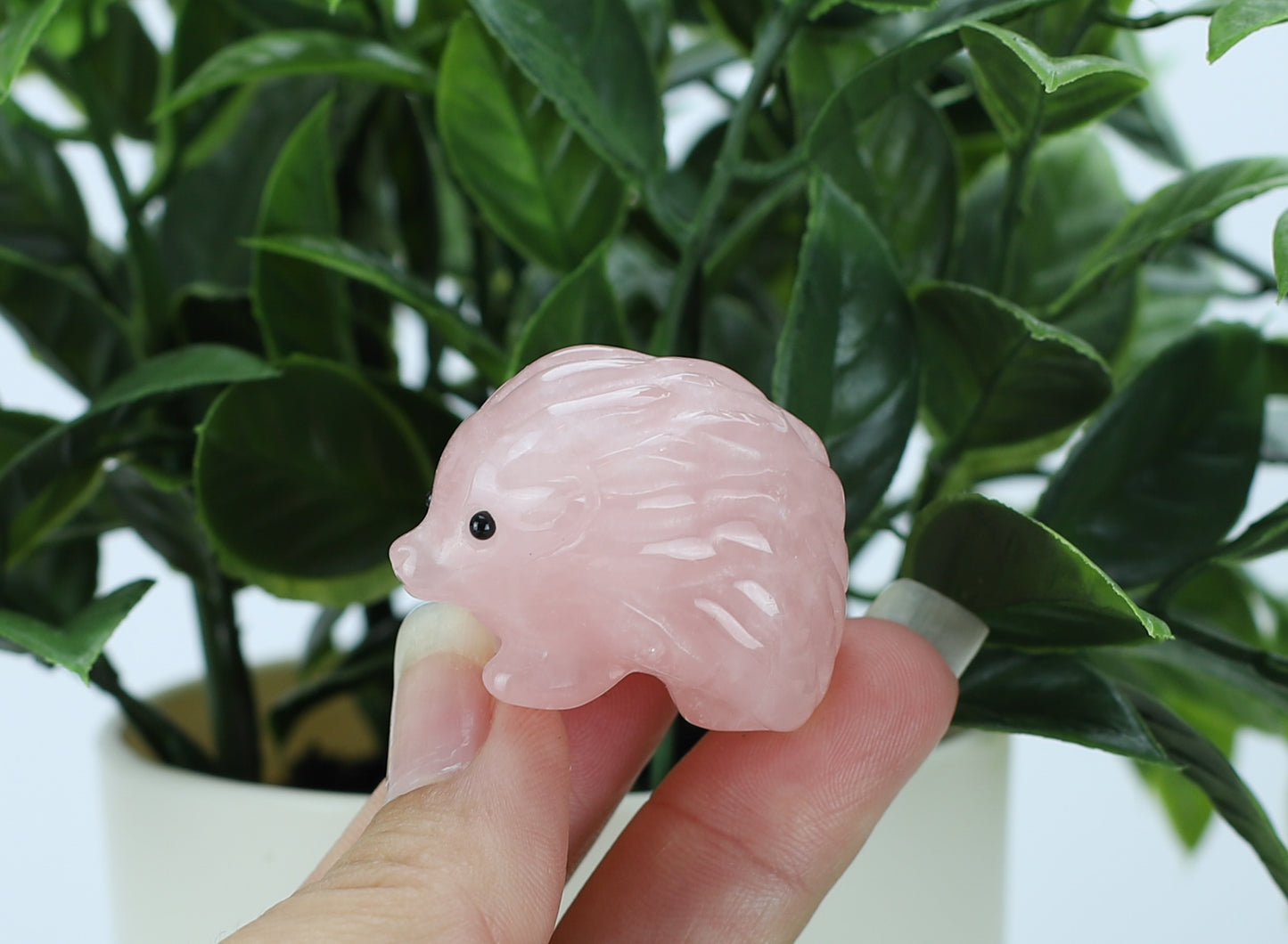 Rose Quartz Hedgehog Crystal