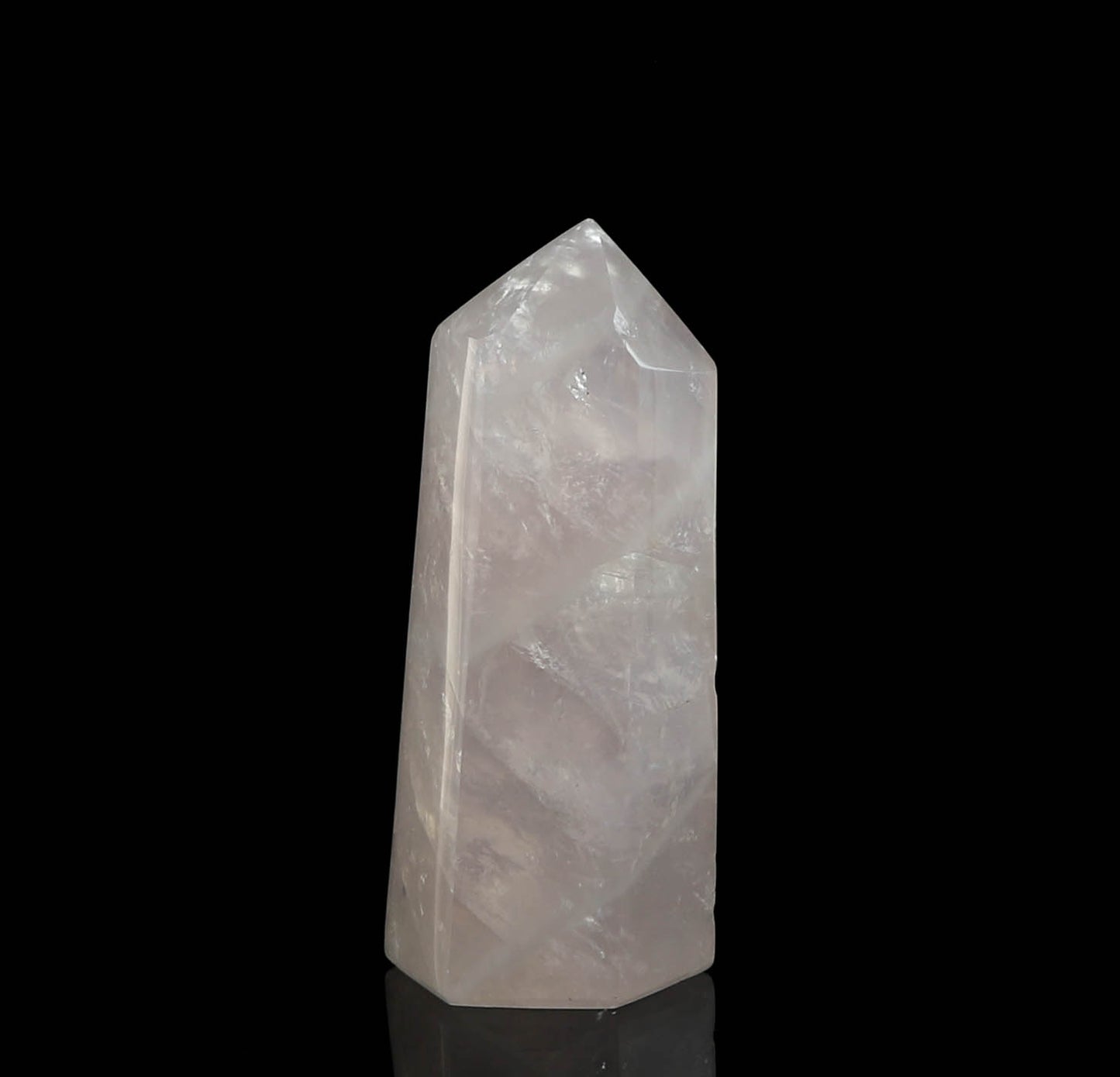 Natural Rose Quartz Tower - Healing, Love, Courage