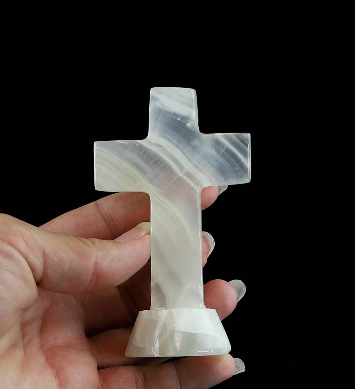 Onyx Crystal Cross