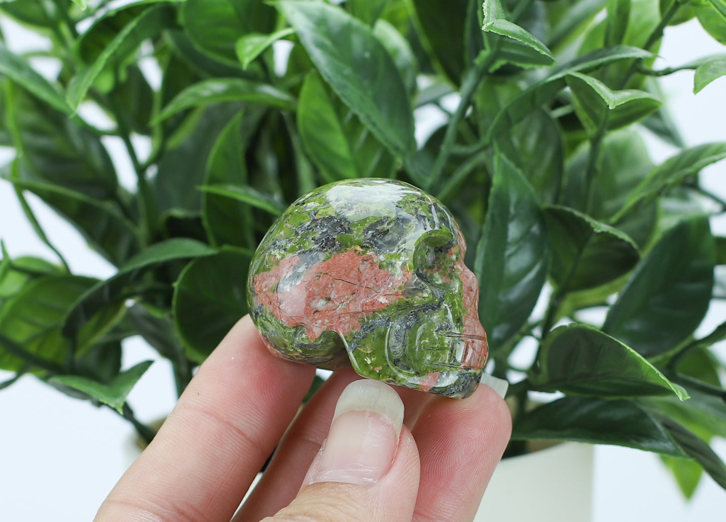 Unakite Mini Skull