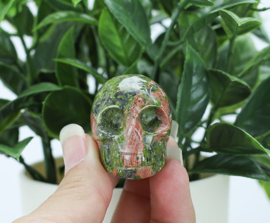 Unakite Mini Skull