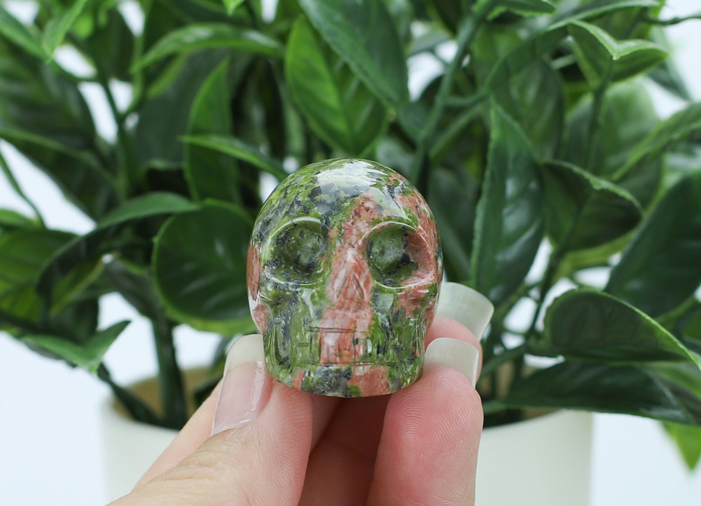 Unakite Mini Skull
