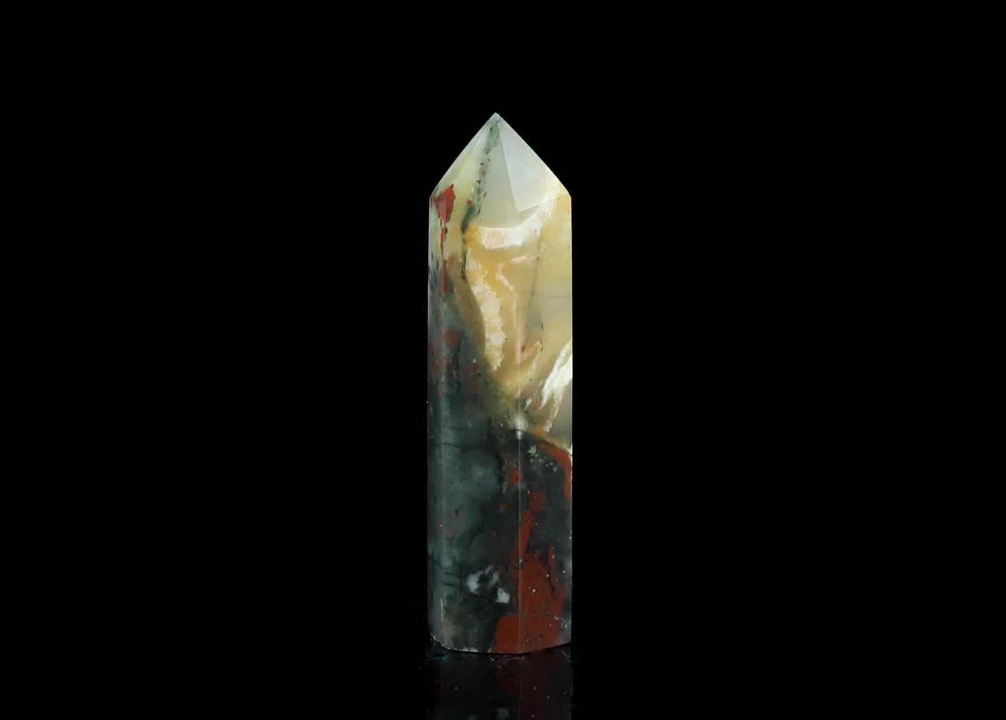 Bloodstone Tower Point - Protection, Courage, Grounding