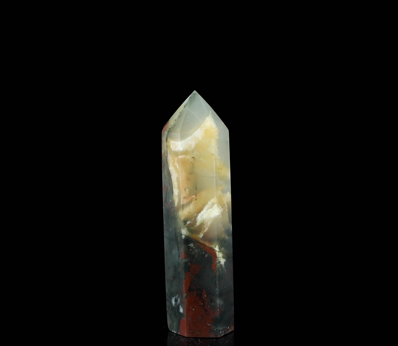 Bloodstone Tower Point - Protection, Courage, Grounding