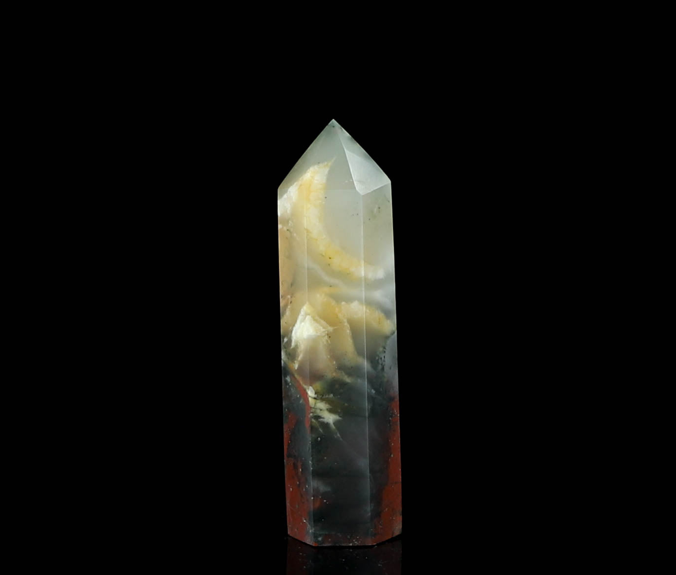 Bloodstone Tower Point - Protection, Courage, Grounding