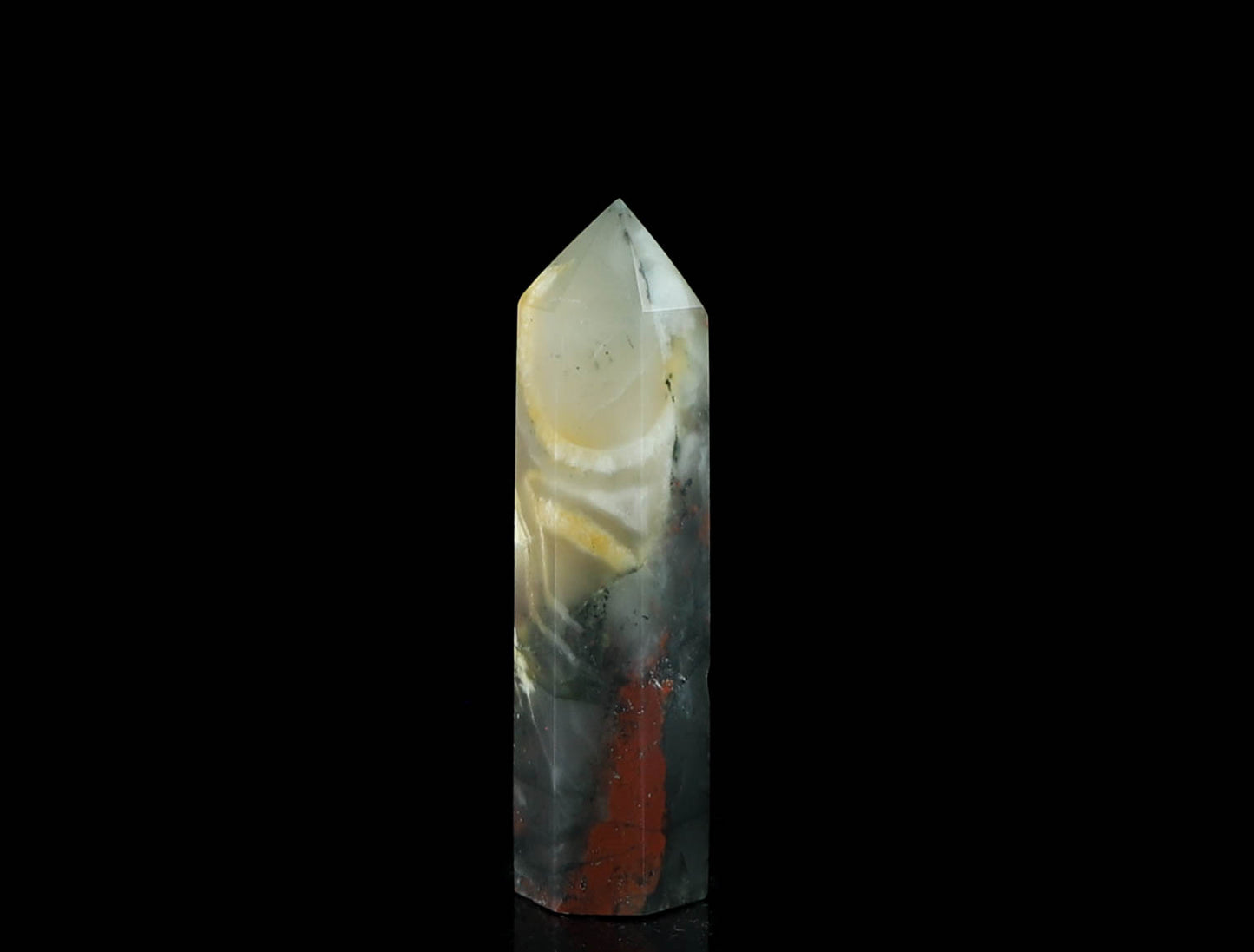 Bloodstone Tower Point - Protection, Courage, Grounding