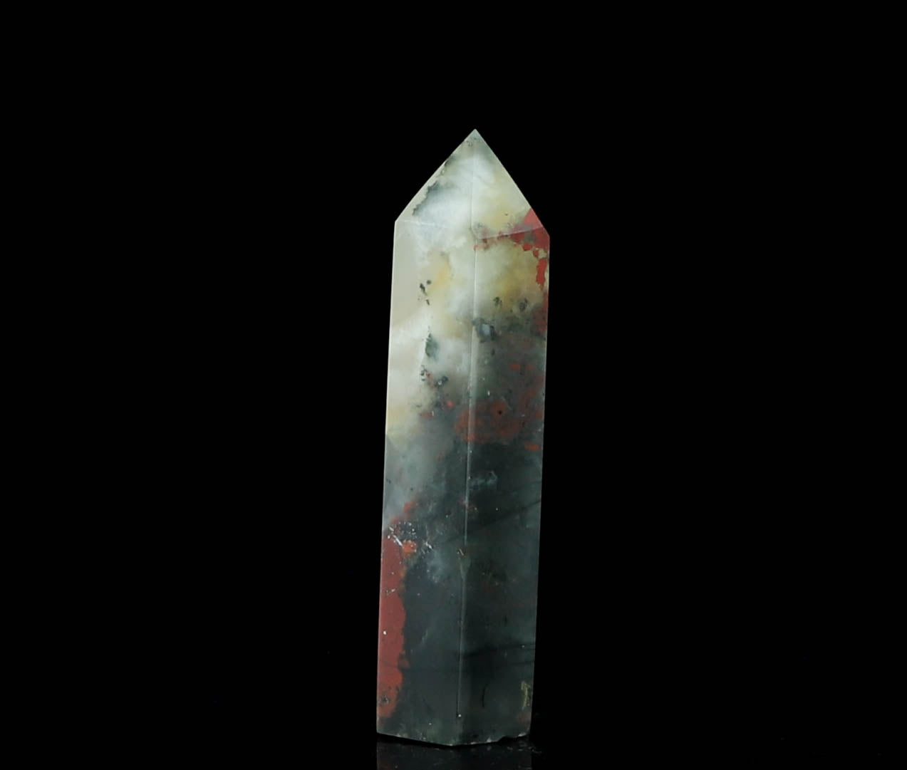 Bloodstone Tower Point - Protection, Courage, Grounding