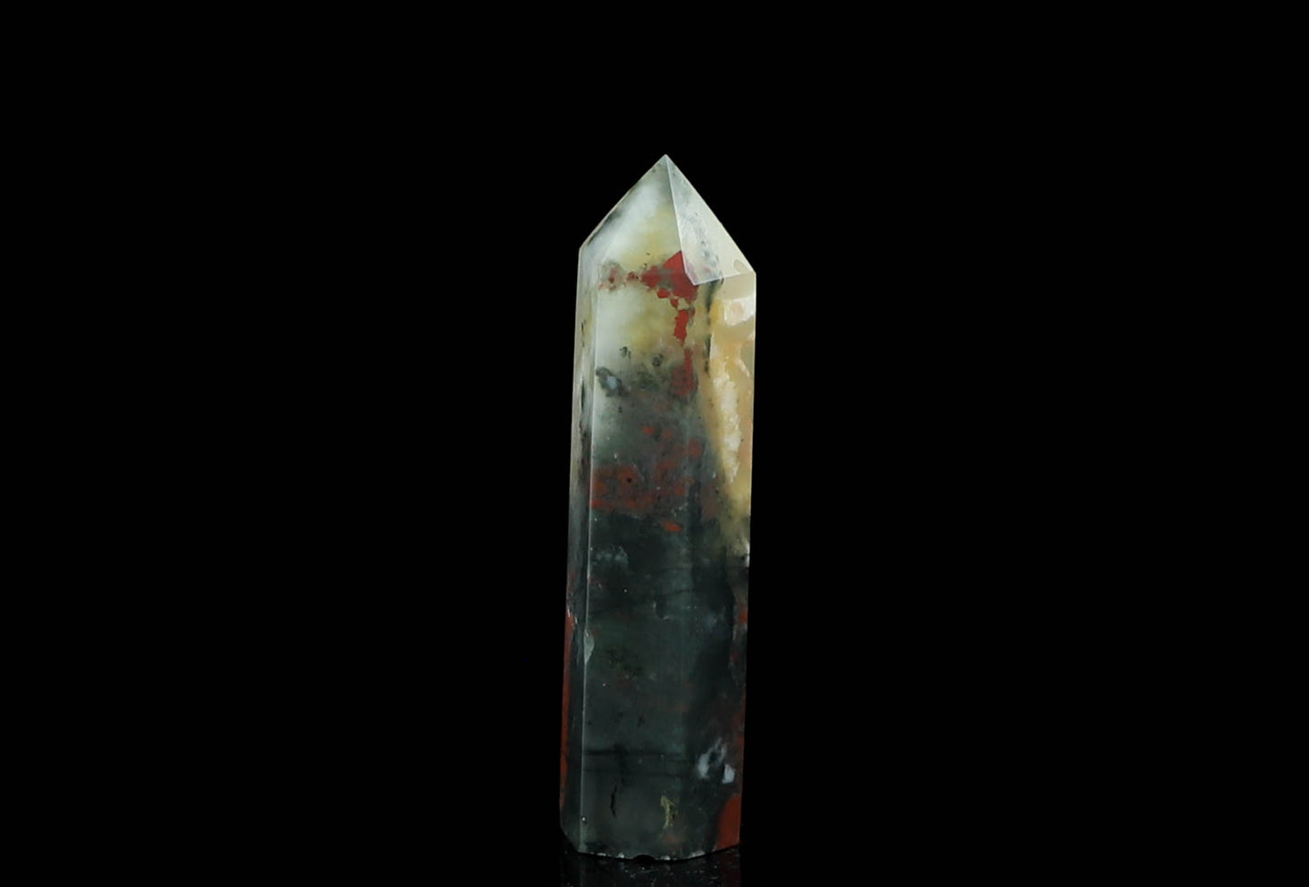 Bloodstone Tower Point - Protection, Courage, Grounding