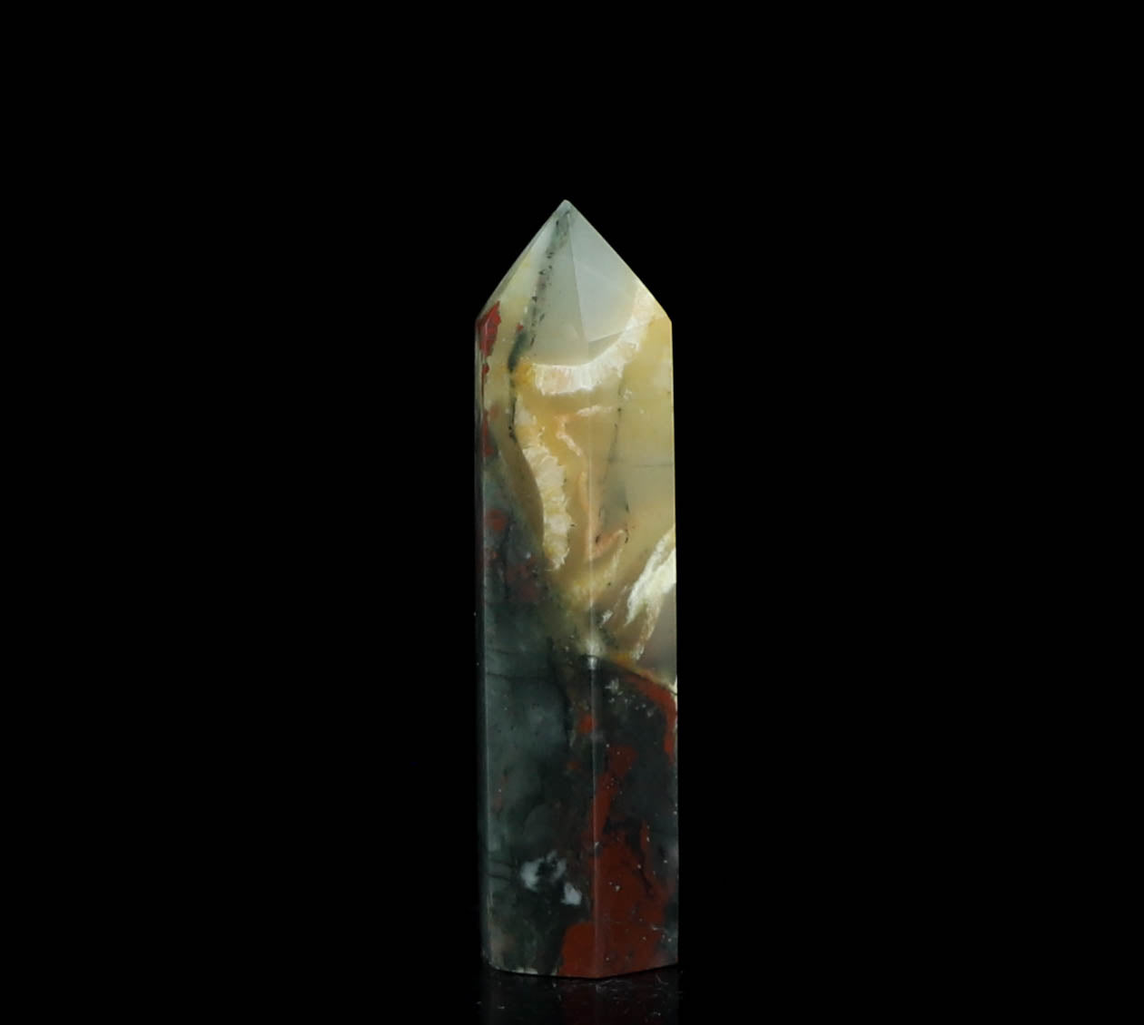 Bloodstone Tower Point - Protection, Courage, Grounding