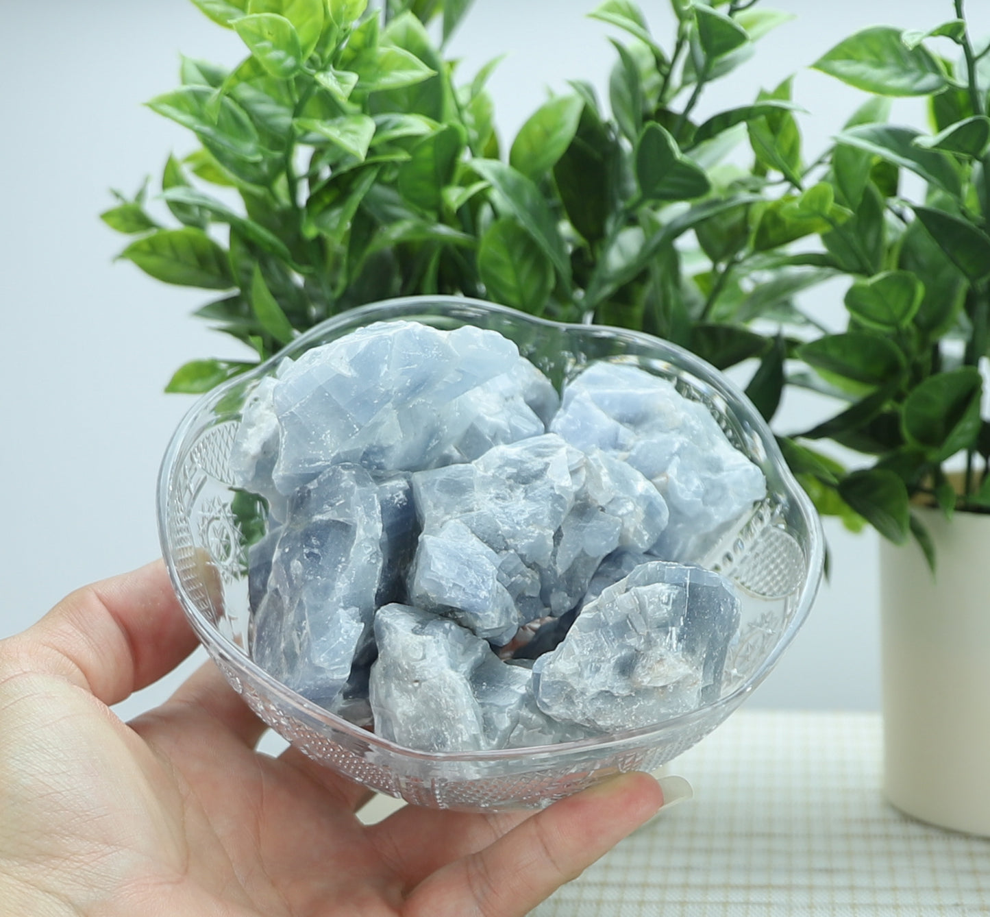 Blue Calcite Crystal