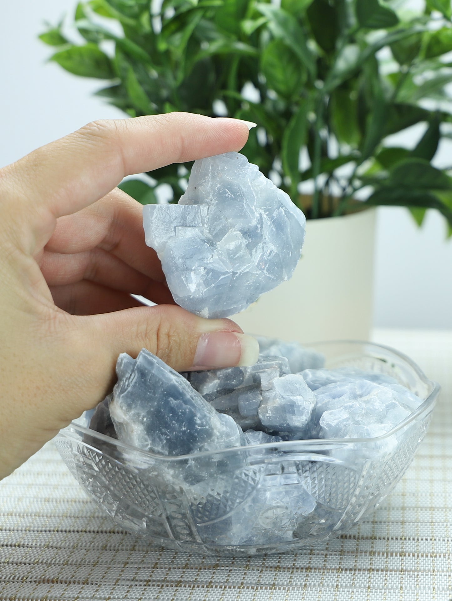 Blue Calcite Crystal