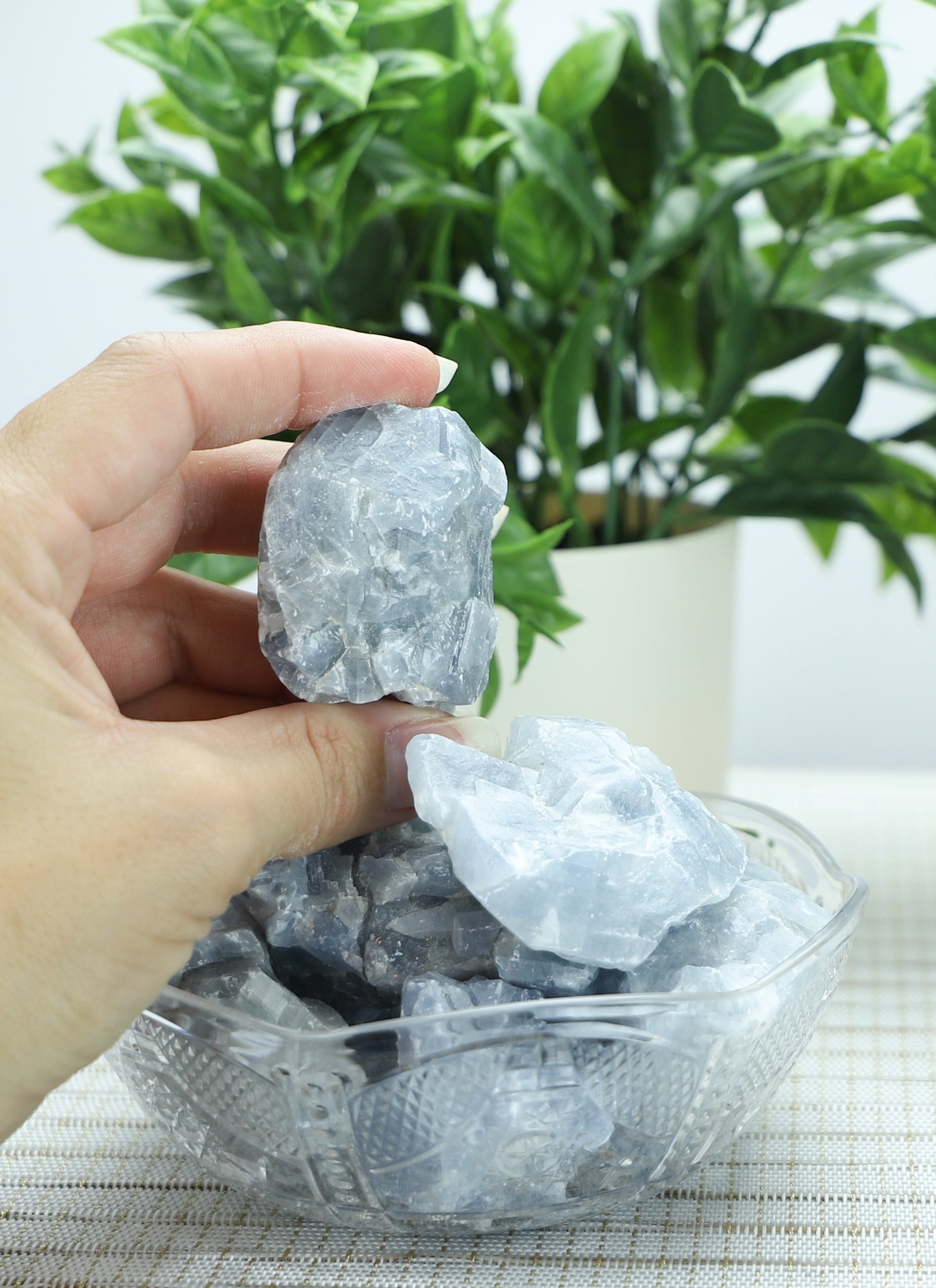 Blue Calcite Crystal