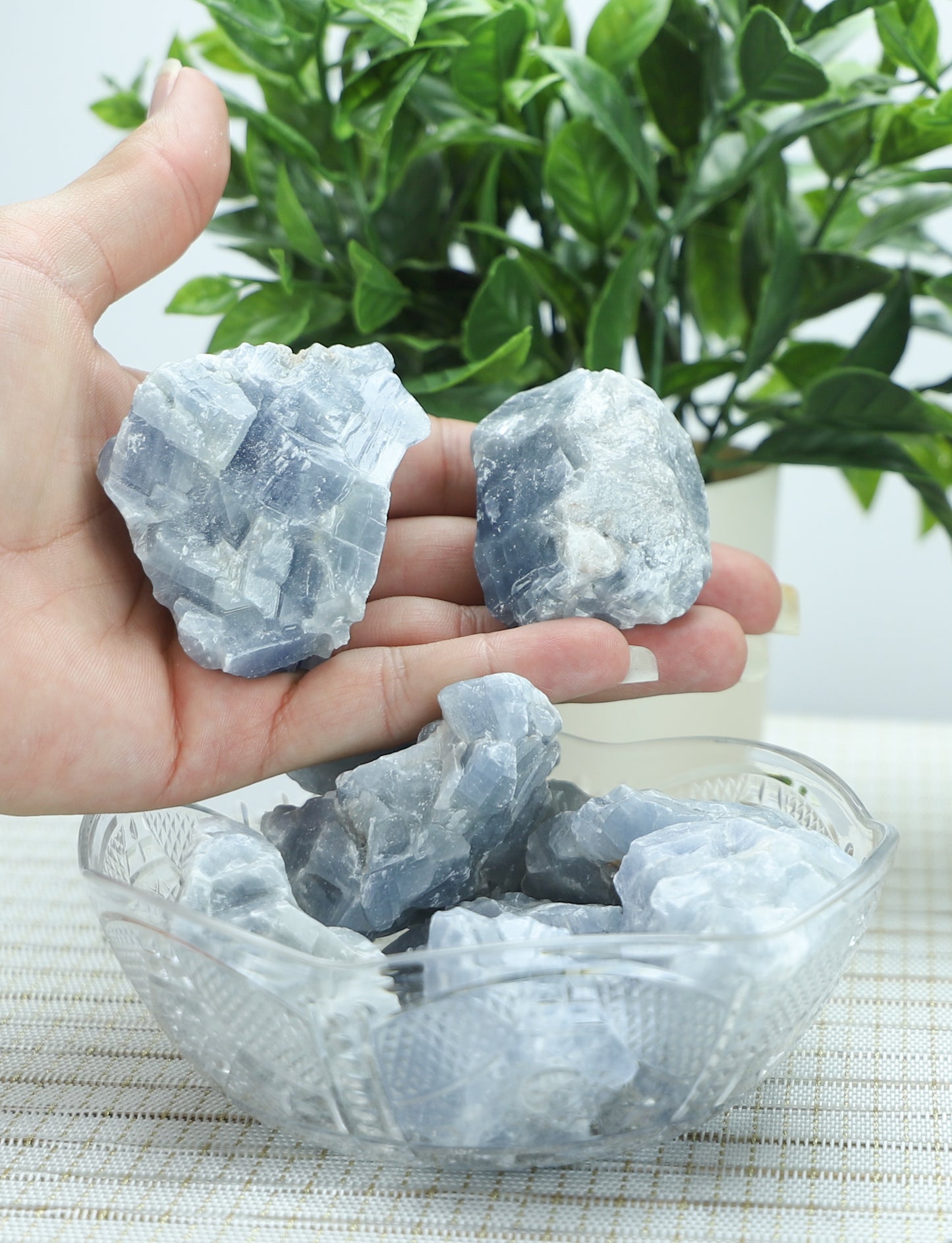 Blue Calcite Crystal
