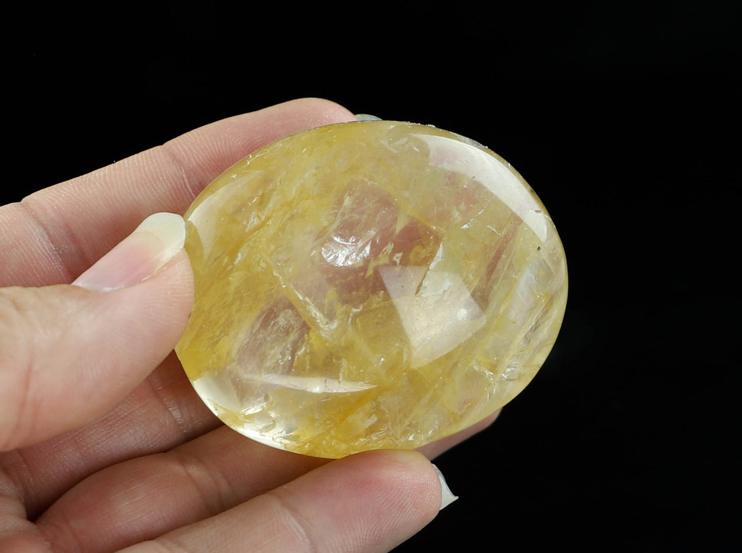 Golden Healer Palm Stone