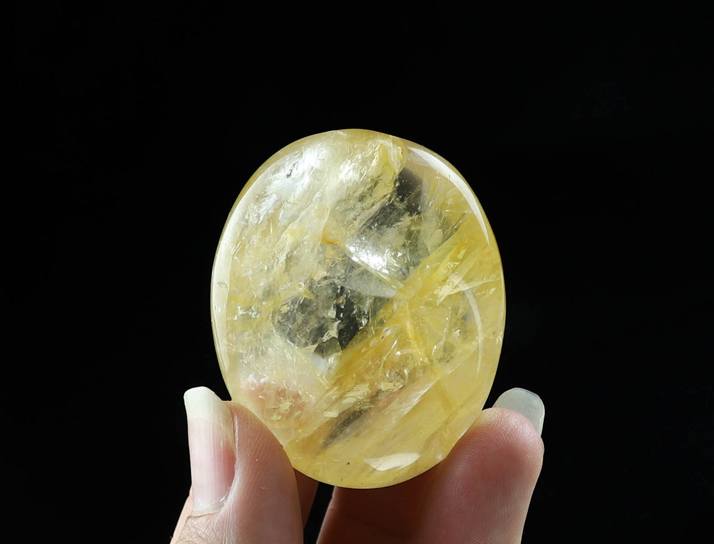 Golden Healer Palm Stone