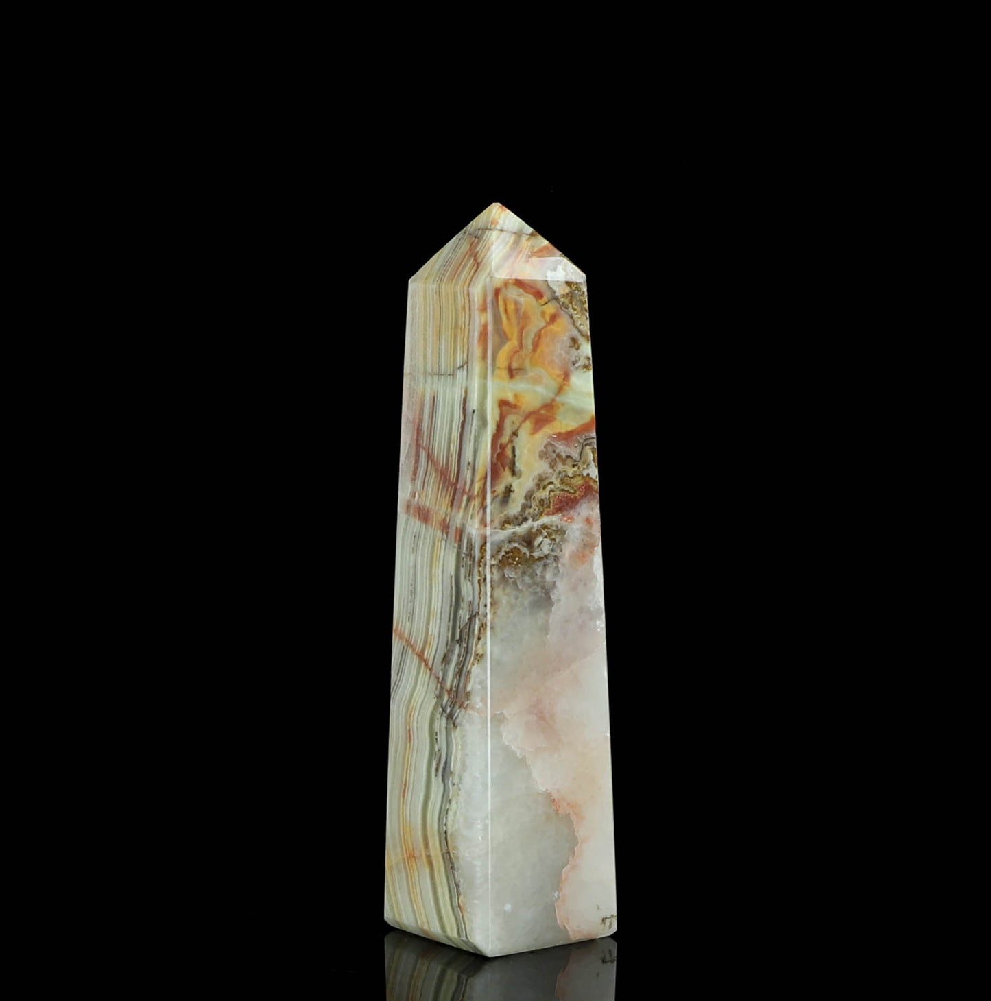 Natural Onyx Crystal Tower - Healing and Positive Energy