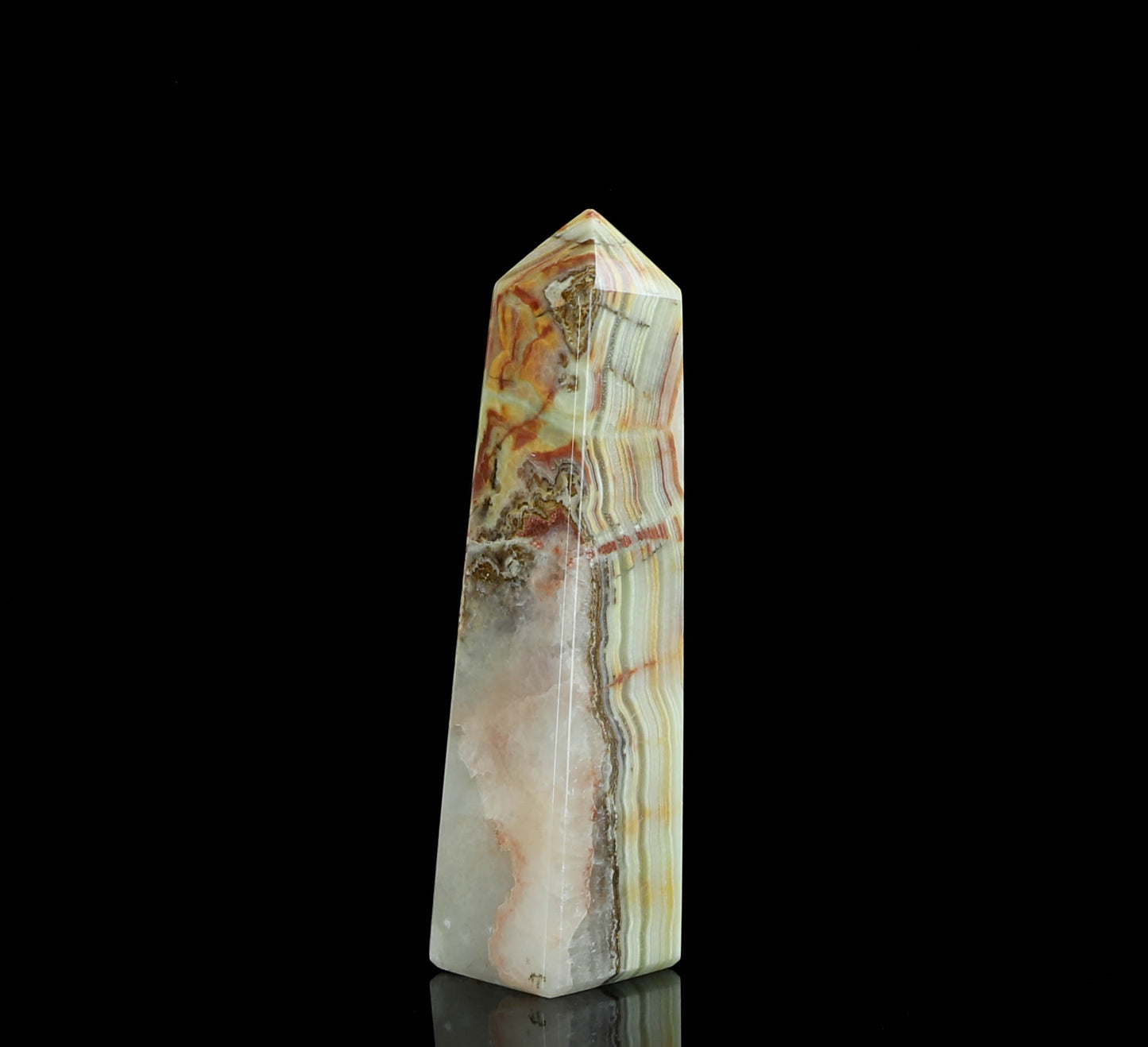 Natural Onyx Crystal Tower - Healing and Positive Energy