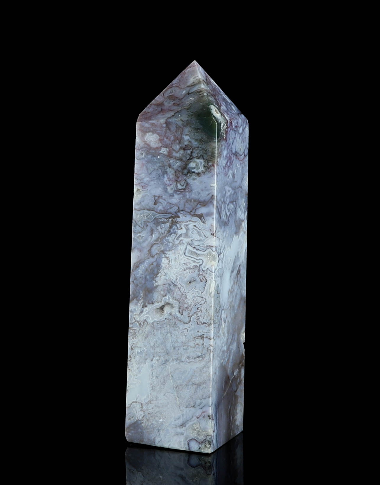 Ocean Jasper Tower - Cristal curativo natural para el equilibrio y la tranquilidad