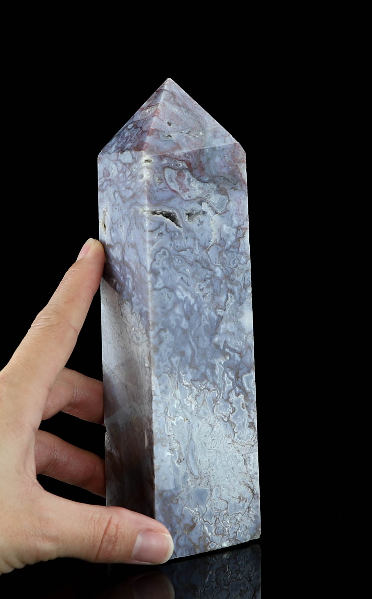 Ocean Jasper Tower - Cristal curativo natural para el equilibrio y la tranquilidad