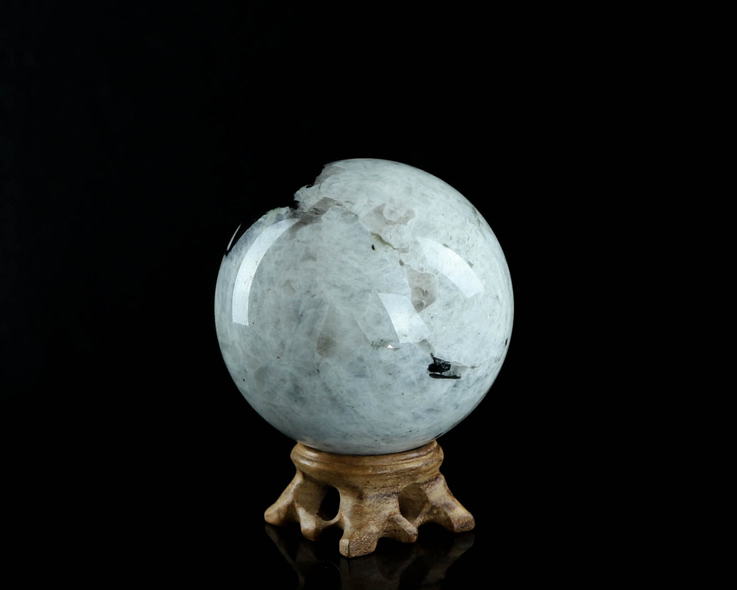Rainbow Moonstone Sphere - For Healing and Spiritual Awakening