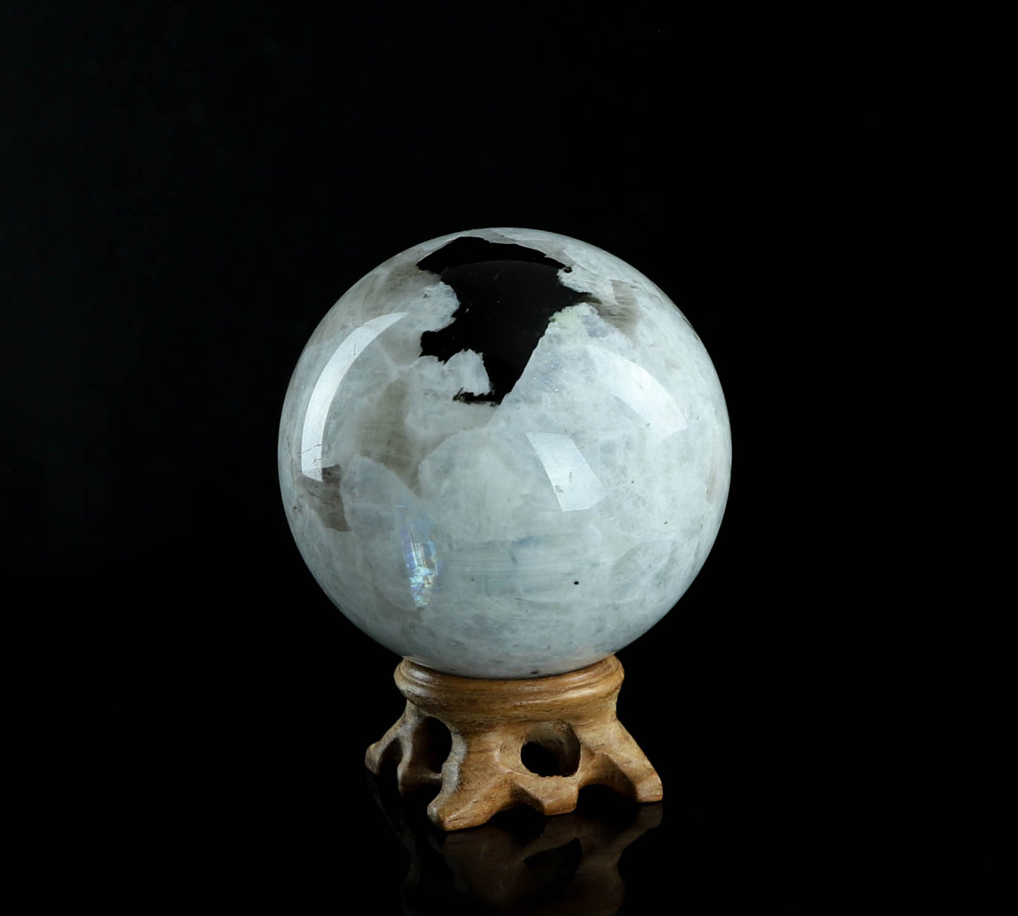 Rainbow Moonstone Sphere - For Healing and Spiritual Awakening